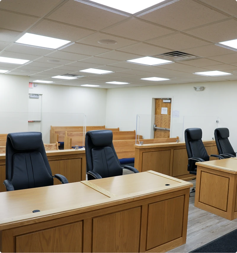 HTC Courtroom overview