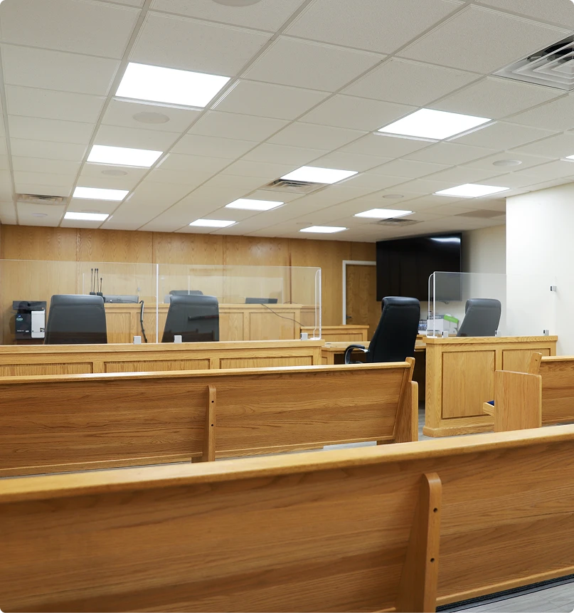 View from Inside the Courtroom View from Inside the Courtroom